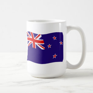 Café Taza con la bandera de Nueva Zelanda