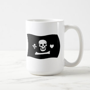Café Taza con la bandera de Stede Bonnet