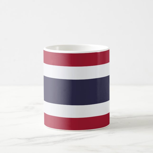 Café Taza con la bandera de Tailandia (Centro)