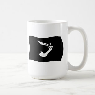 Café Taza con la bandera de Thomas Tew