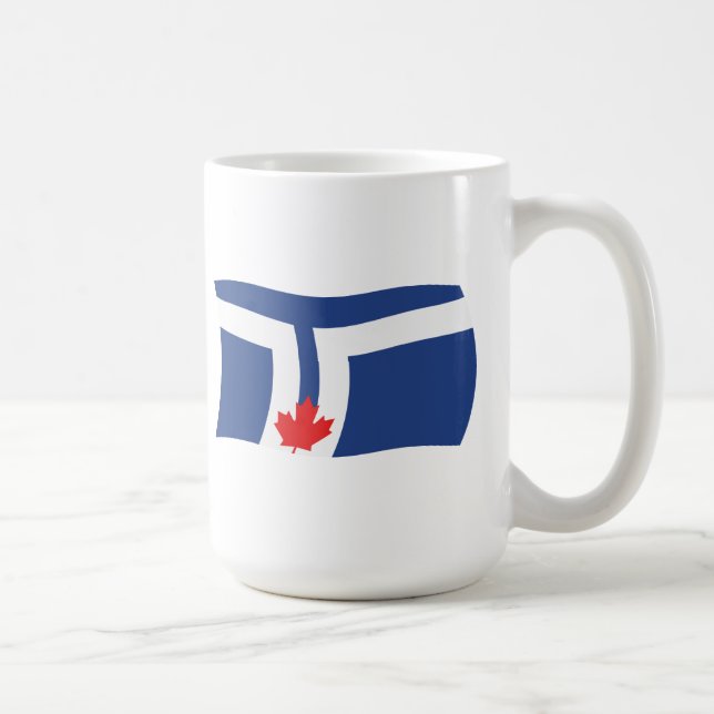 Café Taza con la bandera de Toronto (Derecha)