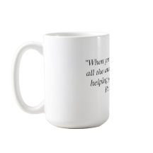 Taza con la cita de Paulo Coelho