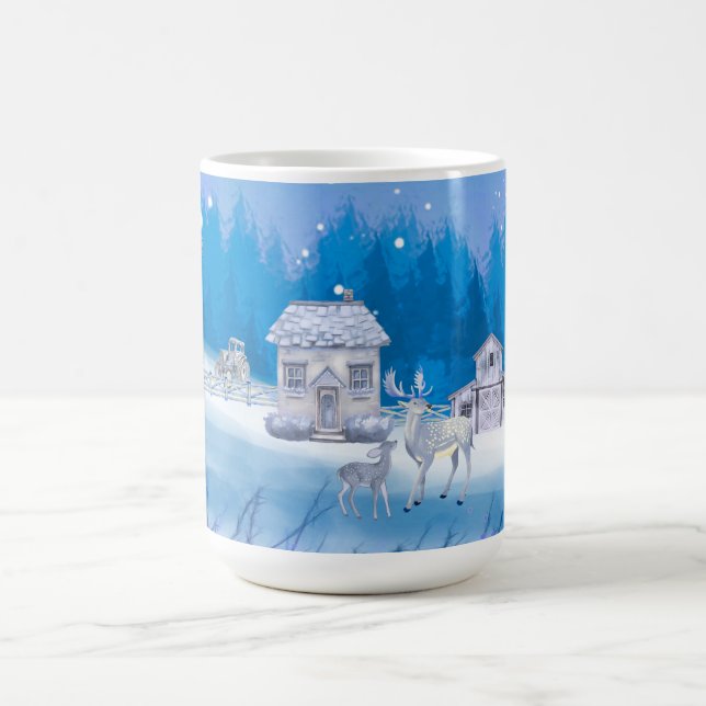 Café Taza con la firma de la granja americana (Centro)