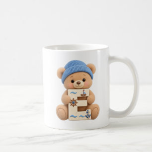 Café Taza Con Letra Inicial E De Osito Teddy Para Él