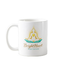 Taza con logo de Meditación Female Brightheart