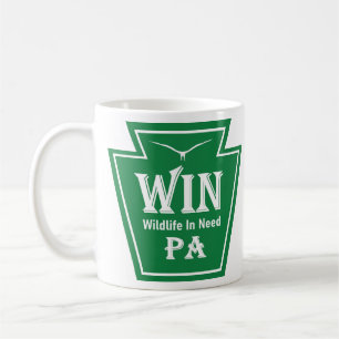 Café Taza con logo de WIN