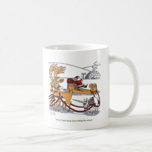 Café Taza con mano izquierda de Reno Unicornio