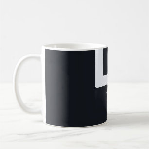 Café Taza con monograma DD de Devious Developments