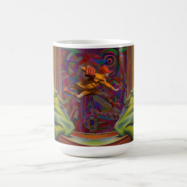 Café Taza con movimiento de visualización nostálgica (Centro)