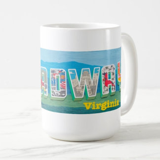 Café Taza con mural de Broadway Virginia