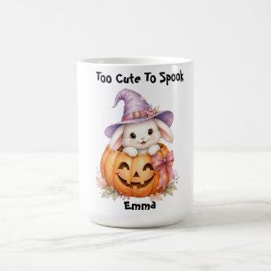 Café Taza con nombre personalizado de conejito de Hallo