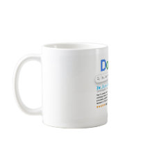 Taza con nombre personalizado de estilo de búsqued