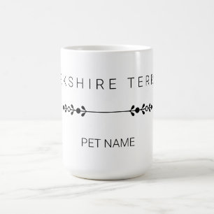 Café Taza con nombre personalizado de Yorkie - Yorkshir