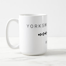 Café Taza con nombre personalizado de Yorkie - Yorkshir
