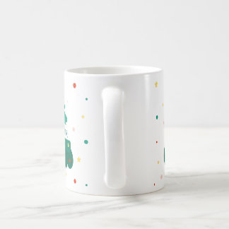 Café Taza con nombre personalizado del árbol de Navidad