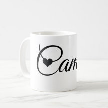 Taza con Nombre Personalizado Fuente de Letra Mini