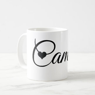 Café Taza con Nombre Personalizado Fuente de Letra Mini