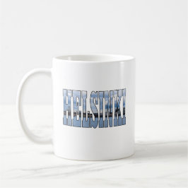 Café Taza con paisaje urbano de Helsinki | Recuerdo de 
