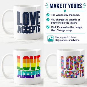 Café Taza con Relleno Gráfico/Foto Personalizada de Amo