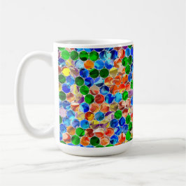 Café Taza con remolino de círculos fragmentados de 443m
