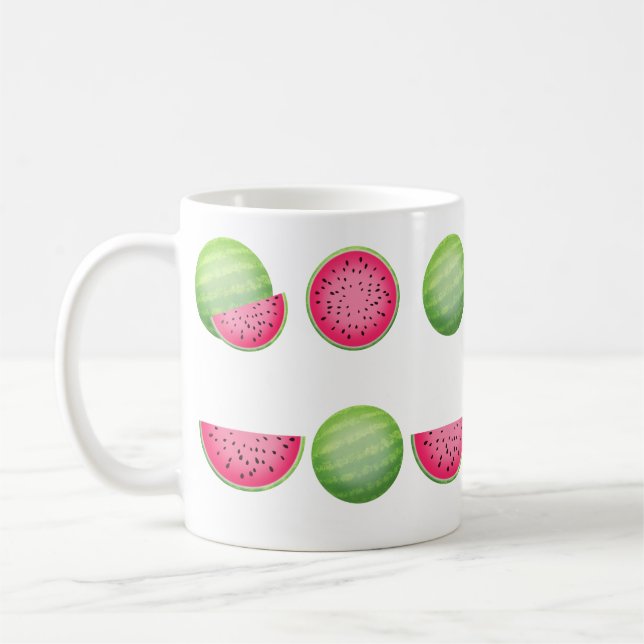 Café Taza con sabor a fruta de los melones (Izquierda)