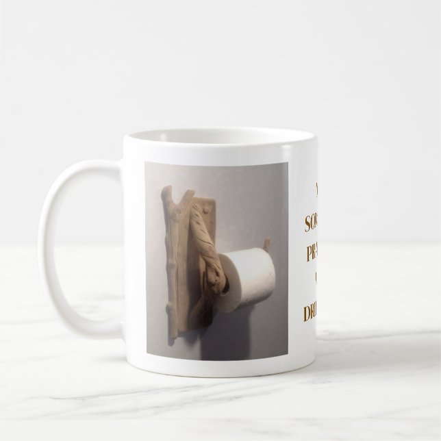 CAFÉ TAZA CON TEMA DE MADERA FLOTANTE (Izquierda)