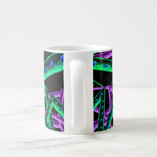 Café Taza con una imagen abstracta de Photoshop