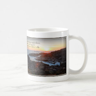 Café Taza con versículo de la biblia
