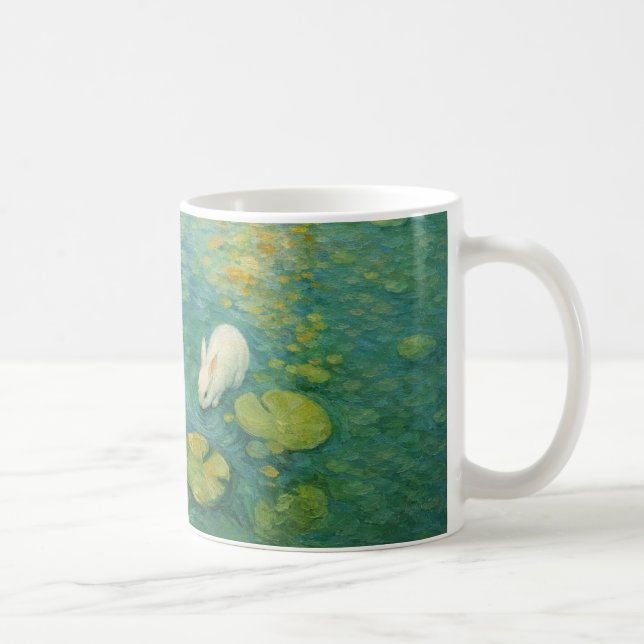 Café Taza Conejo Blanco - Susurros junto al Estanque de (Derecha)