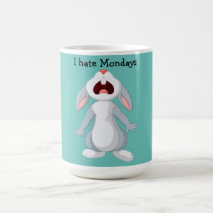 Café Taza Conejo de Odio los Lunes