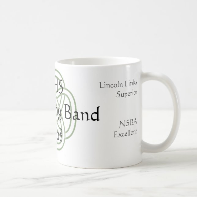 Café Taza conmemorativa 2008 de la banda (Derecha)