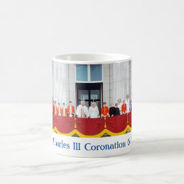 Café Taza conmemorativa de la coronación del Rey Carlos