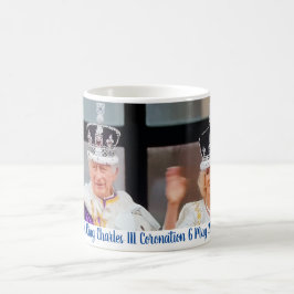 Café Taza conmemorativa de la coronación del Rey Carlos