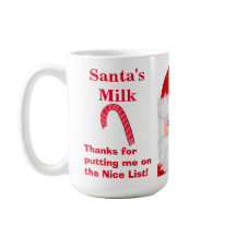 Taza conmemorativa de la lista buena de la leche d