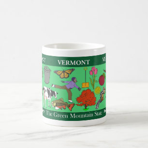 Café Taza conmemorativa del estado de Vermont