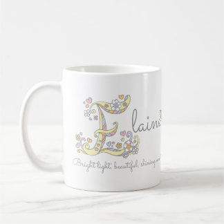 Café Taza conocida del monograma del significado de la