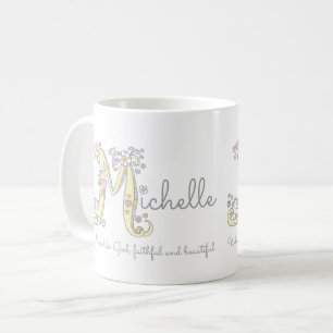 Café Taza conocida del monograma del significado de la