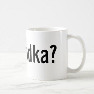 Café Taza conseguida de la vodka