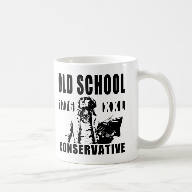 Café Taza conservadora de Thomas Jefferson de la (Derecha)