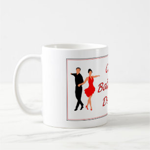 Café Taza contada de la danza de salón de baile