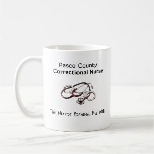 Café Taza correccional de la enfermera del condado de