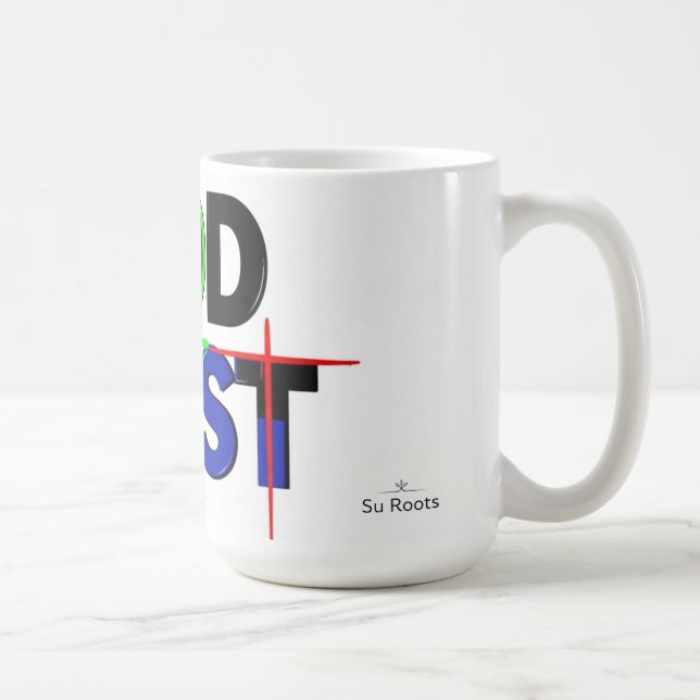 Café Taza Cristiana "Dios Primero" de Su Roots  (Derecha)