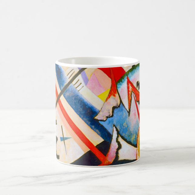 Café Taza cruzada blanca de Kandinsky (Centro)