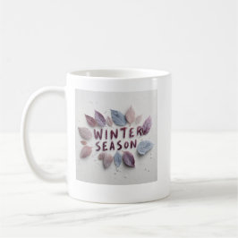 Café Taza Cuatro Estaciones Diseño de Invierno