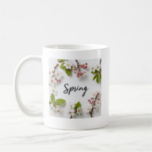 Café Taza Cuatro Estaciones Diseño de Primavera