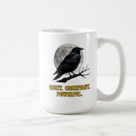 Café Taza Cuervo Gótico - Camiseta de Luna Dark Cottage