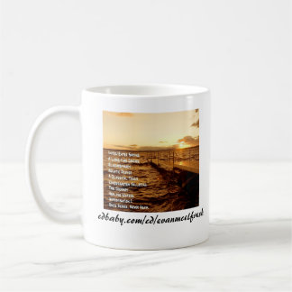 Café Taza curativa de las aguas