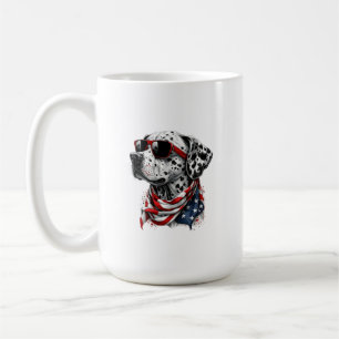 Café Taza dálmata del 4 de julio