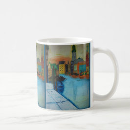 Café taza de 11 onzas con la flota de Hamburgo de la