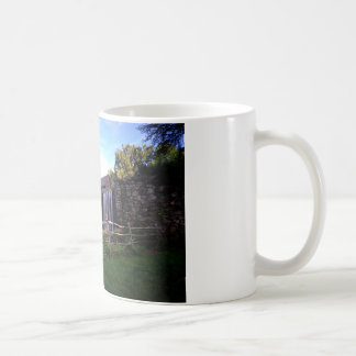 Café taza de 11 onzas - rueda de agua del molino del